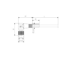 Шнур соединительный SAIP-M12GM12W-3-5.0U (1108870500)