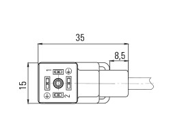 Клапанный штекер SAIL-VSCD-M12G-2.0U (9456170200)