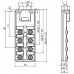 Пассивный распределитель SAI-8-F 4P PUR 20M (9456790000)