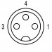 Шнур соединительный SAIL-M8GM8W-3-0.6U (1824580060)