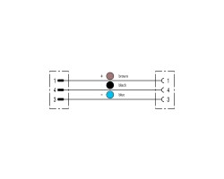 Шнур соединительный SAIP-M12WM12W-3-10U (1108701000)