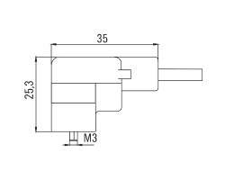 Клапанный штекер с встроенным уплотнением SAIL-VSC-10U(0.5) (1845181000)