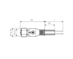 Шнур соединительный SAIV-M12BG-2/4-10U (1939411000)