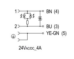 Клапанный штекер с встроенным уплотнением SAIL-VSC-10U(0.5) (1845181000)