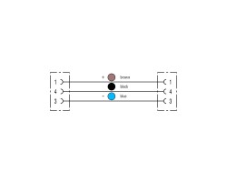 Шнур соединительный SAIL-M12BGM12G-3-8.0U (1009160800)