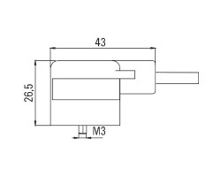 Клапанный штекер SAIL-VSB-M12G-1.0U (9457680100)