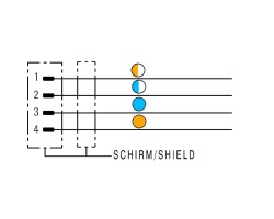 Шина - провод SAIL-M8G-4S7.5UIE (1160820750)