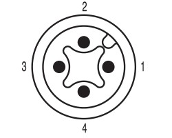 Шнур соединительный SAIP-M12GM12G-4-3.0U (1108840300)