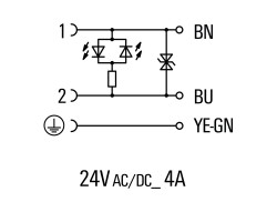 Клапанный штекер с встроенным уплотнением SAIL-VSB-180-3.0U(0.5) (1845140300)