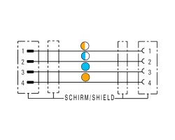 Шина - провод SAIL-M12GM8SG-4S0.5UIE (1296790050)