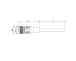 Шнур соединительный SAIL-M12BG-12-20U (1879712000)