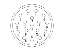 Соединительный разъем, вставка SAI-M23-BE-17 (1170110000)