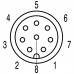 Встраиваемый штекер SAIE-M8B-8-LP-HW (1467650000)