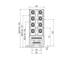 Пассивный распределитель SAI-6-M 4P IDC UT (1766791000)