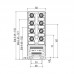 Пассивный распределитель SAI-6-M 4P IDC UT (1766791000)