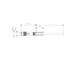 Клапанный штекер SAIL-VSCD-M8G-3-2.5U (1916700250)