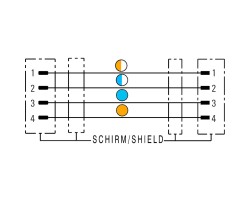 Шина - провод SAIL-M8GM8SG-4S4.5UIE (1160930450)