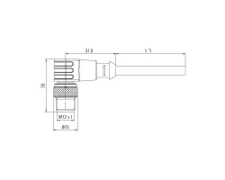 Шнур соединительный SAIL-M8WM12W-4-10V (1938281000)