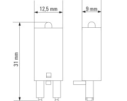 Светодиодный модуль RIM 4 110/230VUC GN (8713800000)