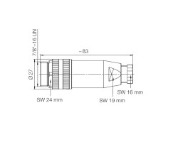 Штекер произвольной сборки SAIS-3/9-7/8" (1291870000)