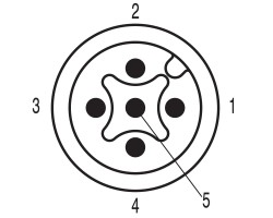 Встраиваемый штекер SAIE-M12S-5-0.5U-M16 (1861230000)