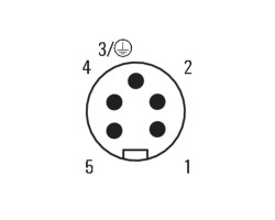 Встраиваемый штекер SAIE-7/8"S-5-0.2-PG11 (1292470000)