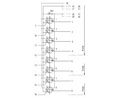 Пассивный распределитель SAI-8-MMH 5P M12 ZF (1782740000)