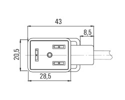 Клапанный штекер SAIL-VSBD-M12G-3.0U (9457780300)