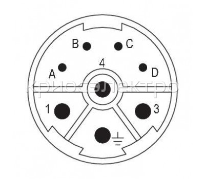 Соединительный разъем, вставка SAI-M23-SE-L-4/4 (1170380000)