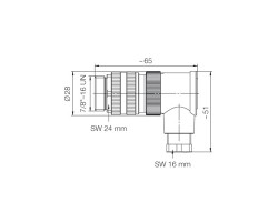 Штекер произвольной сборки SAISW-3/9-7/8" (1291890000)