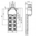 Пассивный распределитель SAI-4-M 3P IDC (1760040000)