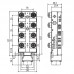 Пассивный распределитель SAI-8-SHB 5P F13 FC (1872460000)