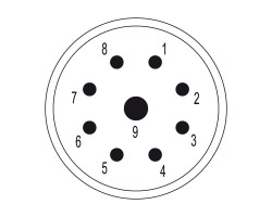 Соединительный разъем, вставка SAI-M23-SE-9 (1170050000)