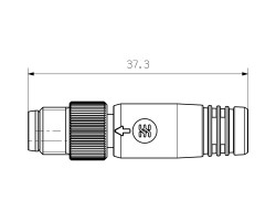 Соединительный разъем SAIEND CAN M8 4P (1955340000)