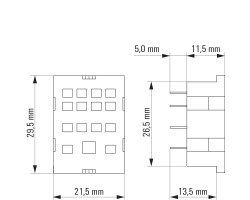 SCM 4CO PCB Основание реле (8697660000)