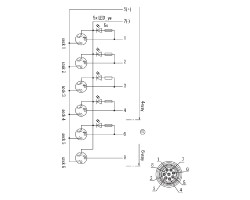 Пассивный распределитель SAI-6-S 3P M8 L OL (1932380000)