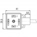 Клапанный штекер с встроенным уплотнением SAIL-VSA-1.5V(0.5) (1845130150)