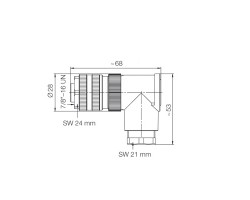 Гнездо произвольной сборки SAIBW-5/11-7/8" (1292030000)