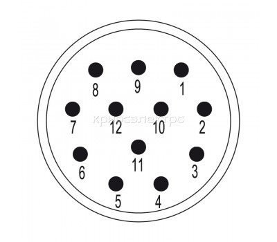 Соединительный разъем, вставка SAI-M23-SE-12 (1170070000)