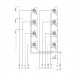 Пассивный распределитель SAI-8-FMM-4P M12 5M (9456750002)