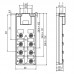 Пассивный распределитель SAI-8-FMM-4P M12 5M (9456750002)