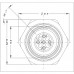 Встраиваемый штекер SAIE-M12B-5-2.0V-HW-PG9 (1233320000)