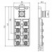 Пассивный распределитель SAI-8-S 4P M12 (9456020000)