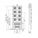 Пассивный распределитель SAI-8-M 5P M12 OL UT (1740191000)