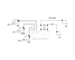 TRZ 5VDC 2CO EMPTY Основание реле (1124080000)