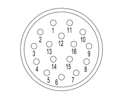 Соединительный разъем, вставка SAI-M23-BE-16 (1170090000)