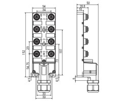 Пассивный распределитель SAI-8-M 5P FC (1848070000)