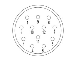 Соединительный разъем, вставка SAI-M23-BE-12 (1995850000)