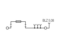 Клемма с предохранителем WMF 2.5 FU BLZ SW (1162980000)