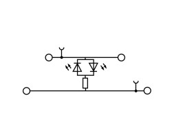 Клемма с электронными компонентами ZDK 2.5-2/LD 24VUC (1905310000)